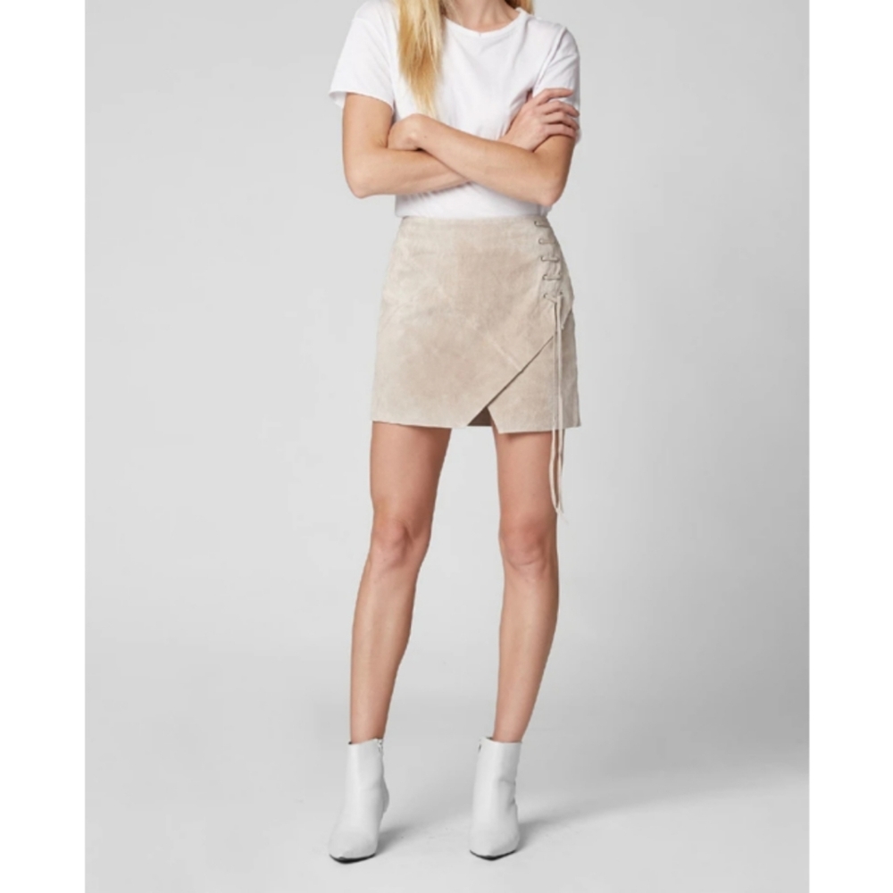 BLANK NYC 100% leather skirt size 26 size 28